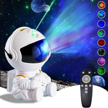 Star Projector Galaxy Night Light Astronaut Space Projector